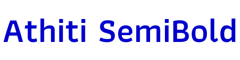 Athiti SemiBold шрифт